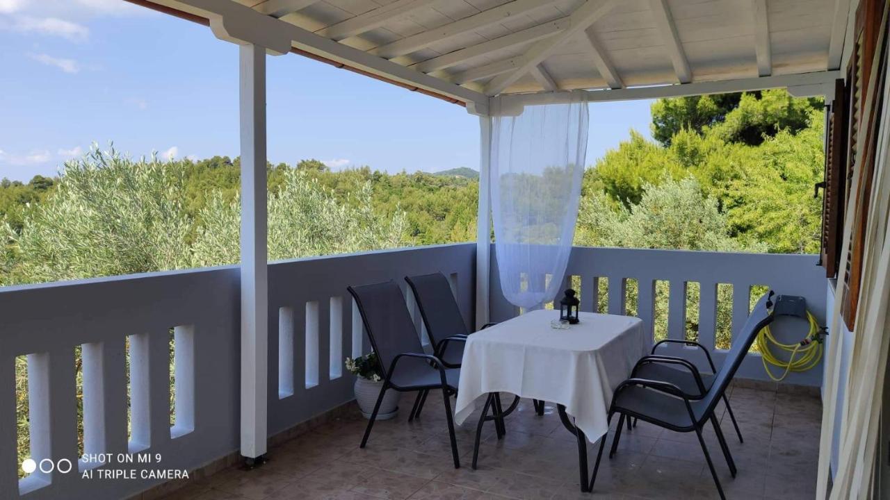 Апартаменты Elia House 1 Astoning Sea View Among The Olive Trees Патитири Экстерьер фото